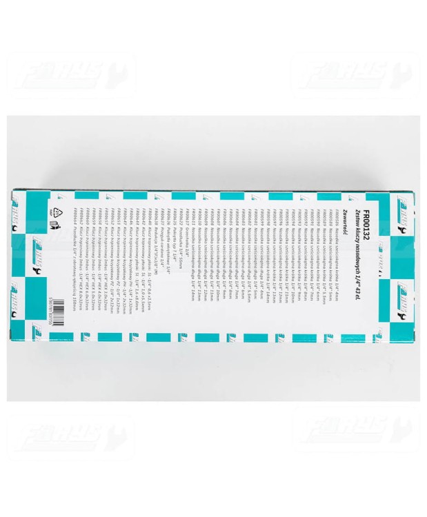 FR00132 Wkład do szafki - zestaw kluczy nasadowych 1/4” 43el.