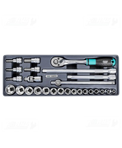 FR00135 Wkład do szafki - zestaw kluczy nasadowych 3/8” 26el.