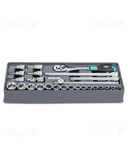 FR00135 Wkład do szafki - zestaw kluczy nasadowych 3/8” 26el.