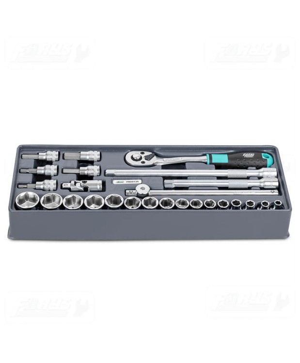 FR00135 Wkład do szafki - zestaw kluczy nasadowych 3/8” 26el.