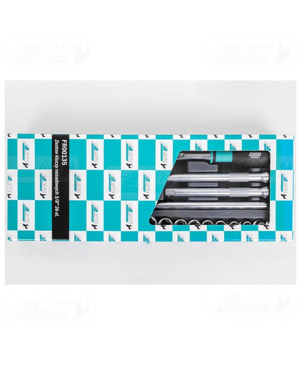 FR00135 Wkład do szafki - zestaw kluczy nasadowych 3/8” 26el.