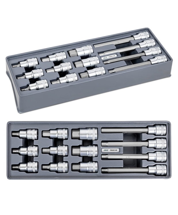 FR00146 Wkład do szafki - zestaw kluczy trzpieniowych IMBUS 1/2” 13el.