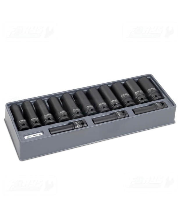 FR00152 Wkład do szafki - zestaw nasadek udarowych długich ½” 14 el.