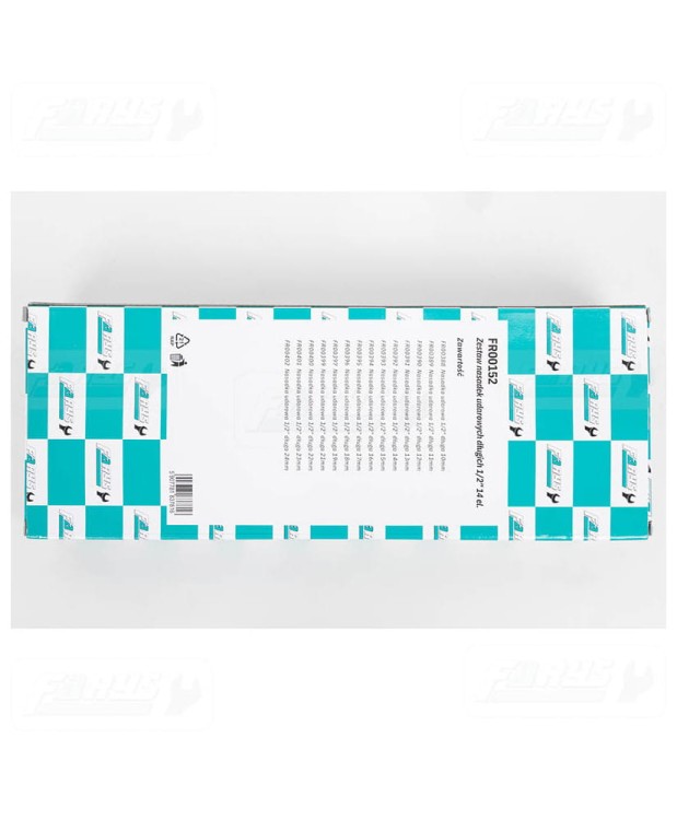 FR00152 Wkład do szafki - zestaw nasadek udarowych długich ½” 14 el.