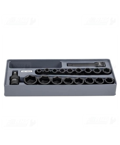 FR00153 Wkład do szafki - zestaw nasadek udarowych krótkich 1/2" 19 el.