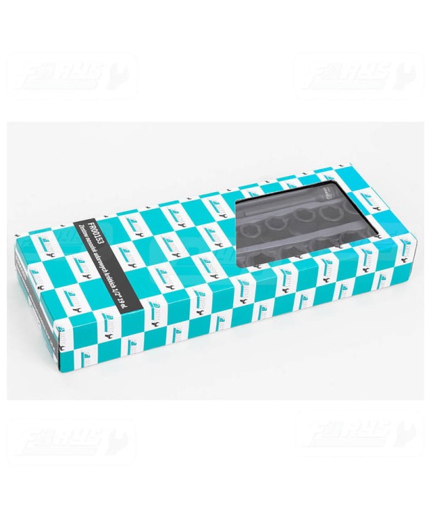 FR00153 Wkład do szafki - zestaw nasadek udarowych krótkich 1/2" 19 el.