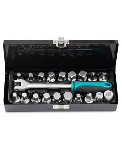 Klucze do korków korka spustowego oleju 3/8" 20el. FR2016