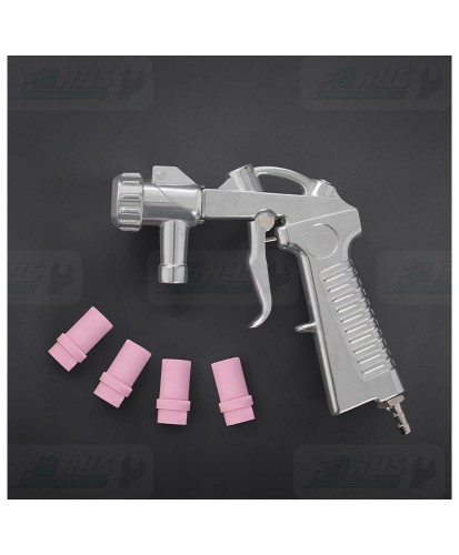 Pistolet do piaskowania piaskarka kabinowa różowy FR7008