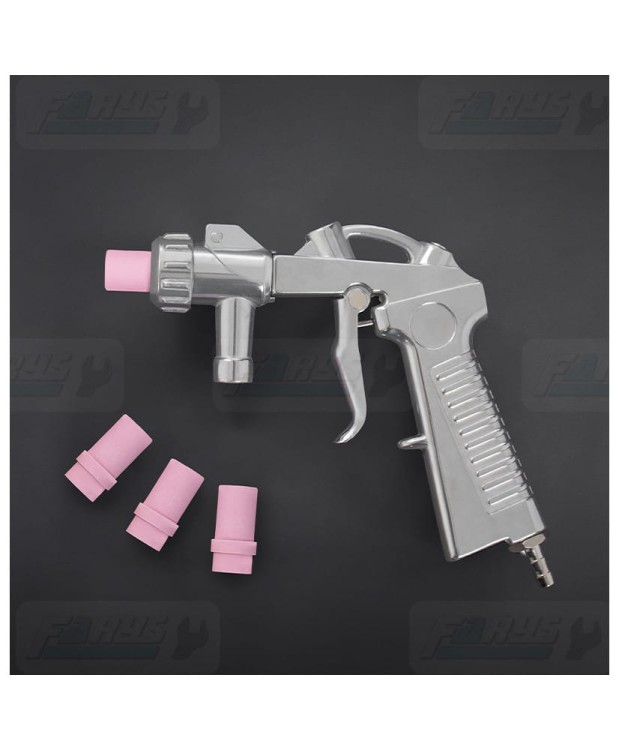 Pistolet do piaskowania piaskarka kabinowa różowy FR7008