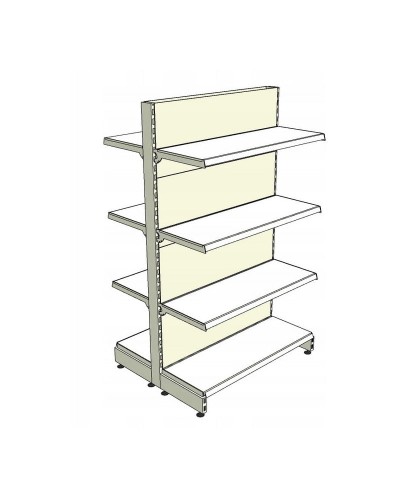 Regał sklepowy ekspozycyjny wystawowy dwustronny  Gondola 125x160cm 6szt