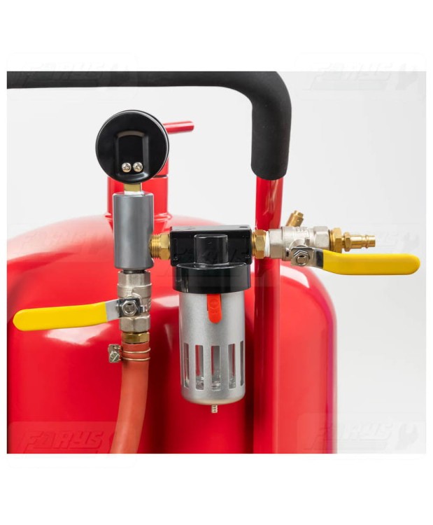 Piaskarka syfonowa 76l z zaworami i wężem 1/2" FR7011C