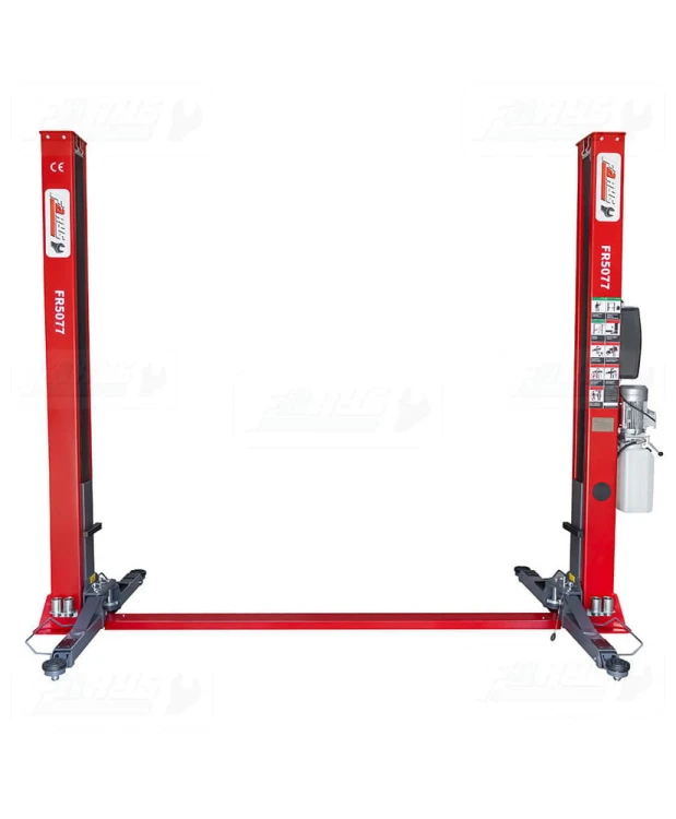 Podnośnik dwukolumnowy półautomat 4,2T FR5077 + olej hydrauliczny 8l + smary+ kotwy