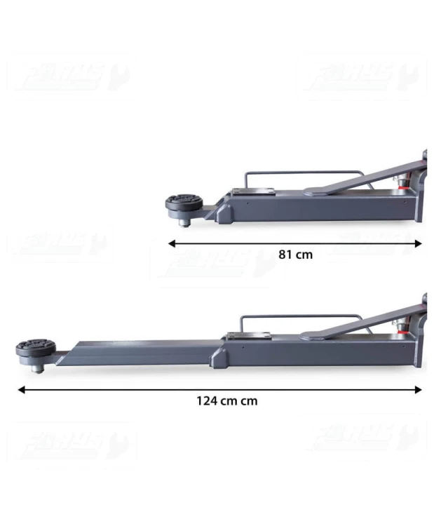 Podnośnik dwukolumnowy półautomat 4,2T FR5077 + olej hydrauliczny 8l + smary+ kotwy