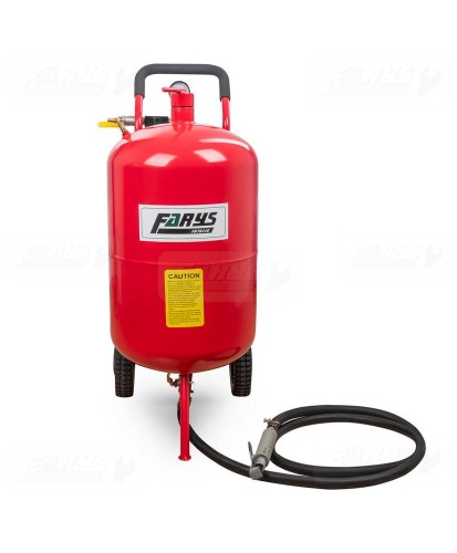 Zestaw do piaskowania: Piaskarka 76l + ścierniwo korund 25kg