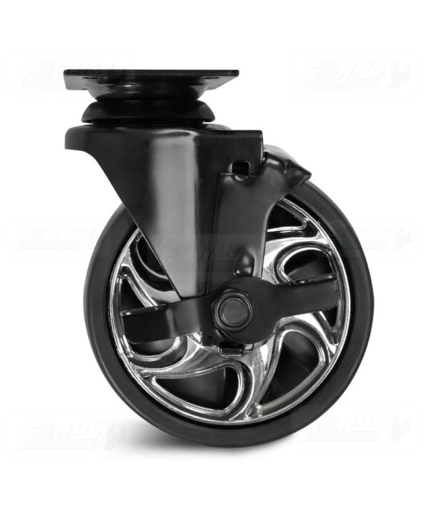 4x Kółka transportowe do wózków/szafek warsztatowych 125mm