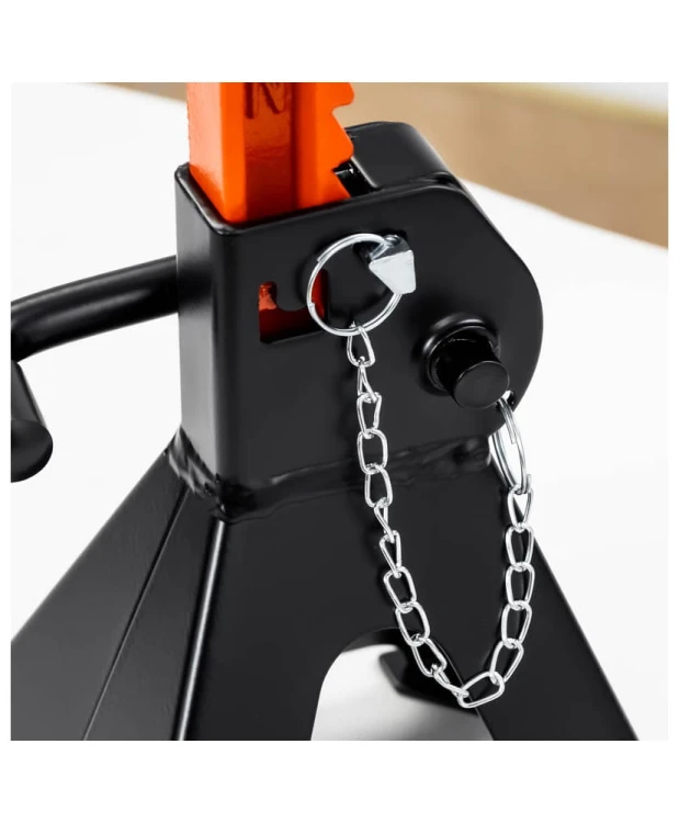 2X KOBYŁKI 6T PODSTAWKI WARSZTATOWE PODPORY Z BLOKADĄ GUMĄ PINEM REGULOWANE FR9042