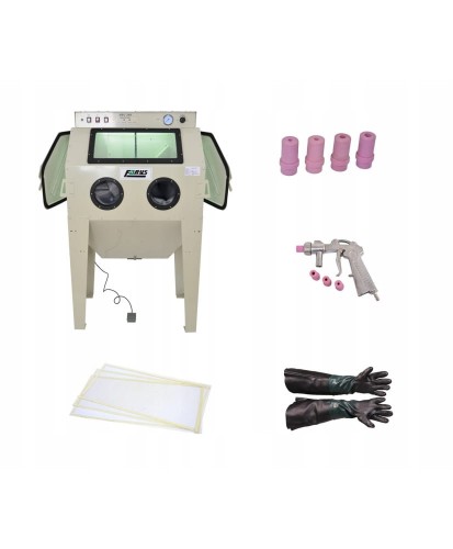 Piaskarka kabinowa 350L oczyszczarka komorowa FR7015