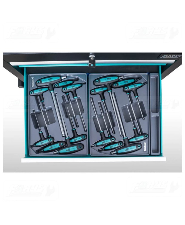 SZAFKA WARSZTATOWA WÓZEK NARZĘDZIOWY+NADSTAWKA+ WYPOSAŻENIE 385el. FR4045 -D9