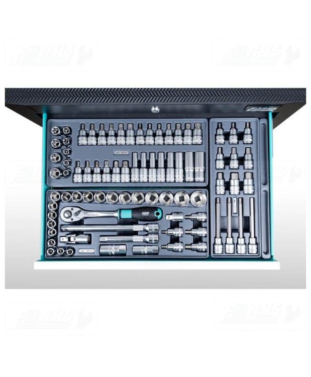 SZAFKA WARSZTATOWA WÓZEK NARZĘDZIOWY+NADSTAWKA+ WYPOSAŻENIE 385el. FR4045 -D9