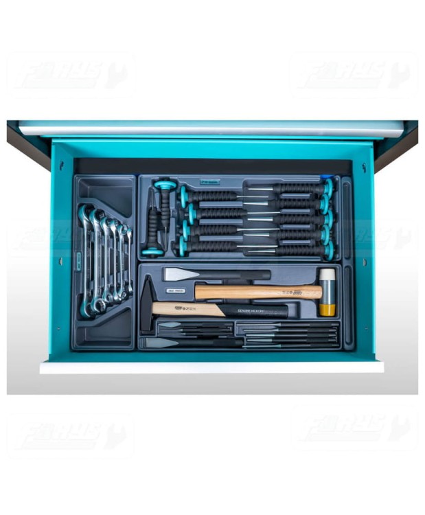 SZAFKA WARSZTATOWA WÓZEK NARZĘDZIOWY+NADSTAWKA+ WYPOSAŻENIE 385el. FR4045 -D9