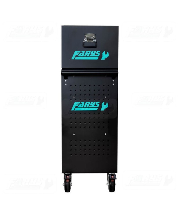 SZAFKA WARSZTATOWA WÓZEK NARZĘDZIOWY+NADSTAWKA+ WYPOSAŻENIE 385el. FR4045 -D9