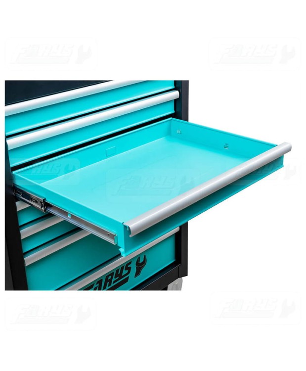 SZAFKA WARSZTATOWA WÓZEK NARZĘDZIOWY+NADSTAWKA+ WYPOSAŻENIE 385el. FR4045 -D9