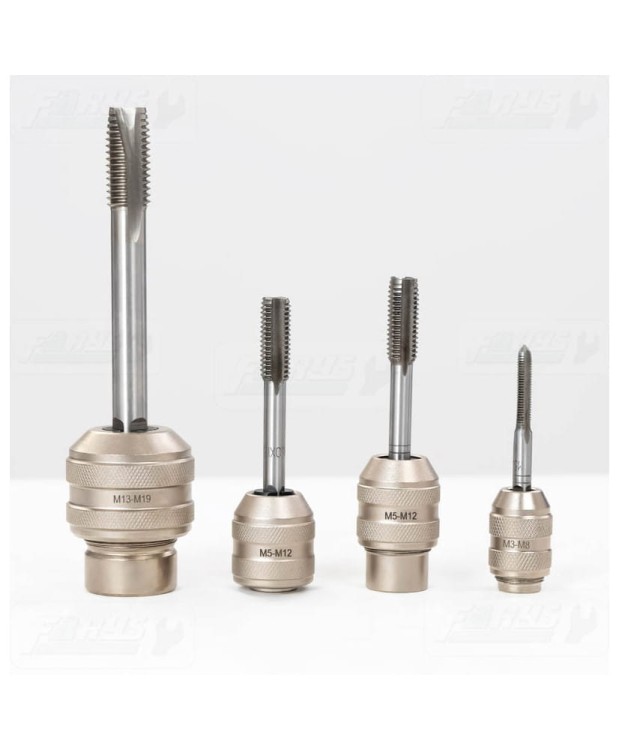 Zestaw 4 uchwytów samozaciskowych do gwintowników  M3-M8 / M5-M12 / M13-M19 FR4877
