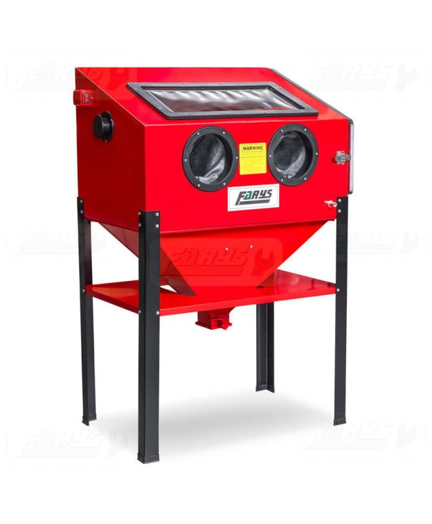 Piaskarka kabinowa 220L oczyszczarka komorowa FR7014