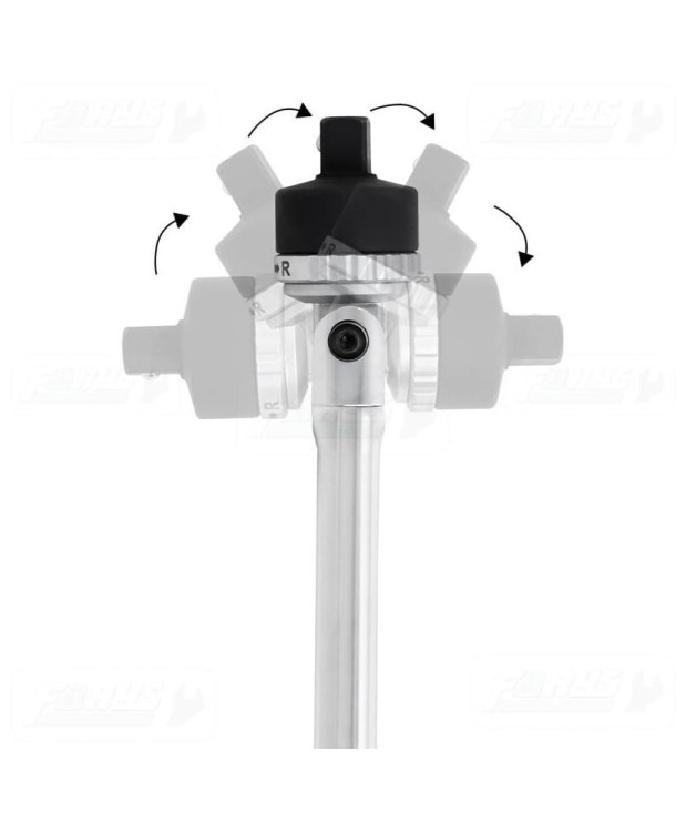 Pokrętło przegubowe 61cm  z grzechotką 1/2" grzechotka FR2553