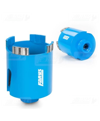 OTWORNICA DIAMENTOWA SEGMENTOWA DO BETONU 68MM TURBO Koronka WIERTŁO DO PUSZEK