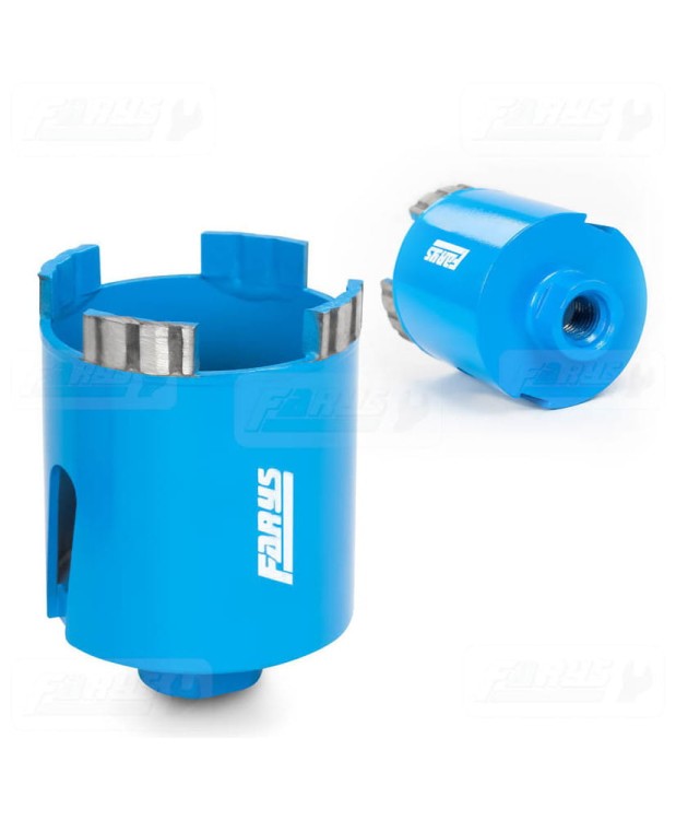 OTWORNICA DIAMENTOWA SEGMENTOWA DO BETONU 68MM TURBO Koronka WIERTŁO DO PUSZEK