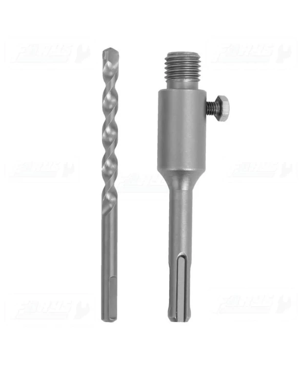 OTWORNICA DIAMENTOWA DO BETONU 68MM TURBO z ADAPTEREM M16 SDS+ I WIERTŁEM PROWADZĄCYM KORONKA WIERTŁO DO PUSZEK