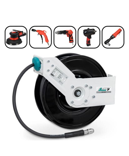 Zwijacz węża pneumatycznego 10m 3/8” FR7407