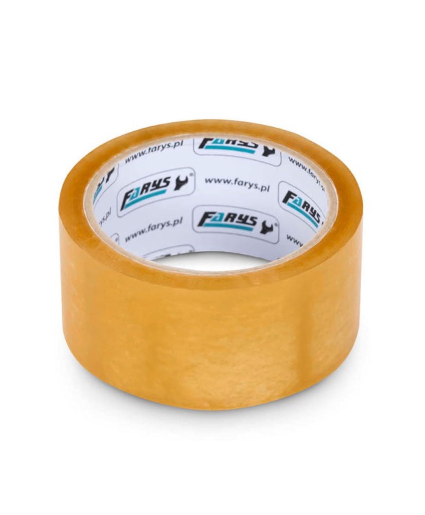 Taśma pakowa klejąca kauczukowa kauczuk transparentna 48/50 36szt mocna FR9980