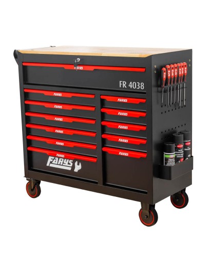 Wózek narzędziowy 12 Szuflad szafka mobilna warsztatowa FR4038