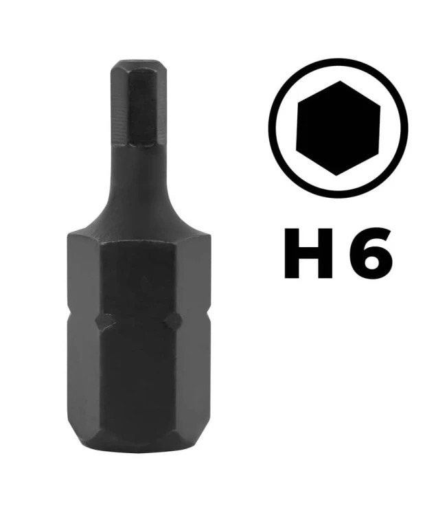 BIT KOŃCÓWKA GROT IMBUS H6 długość 30mm FR0450