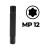 BIT KOŃCÓWKA GROT RIBE MP12 długość 75mm FR0514