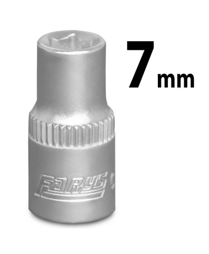 Nasadka 7mm 1/4"  sześciokątna krótka FR1407