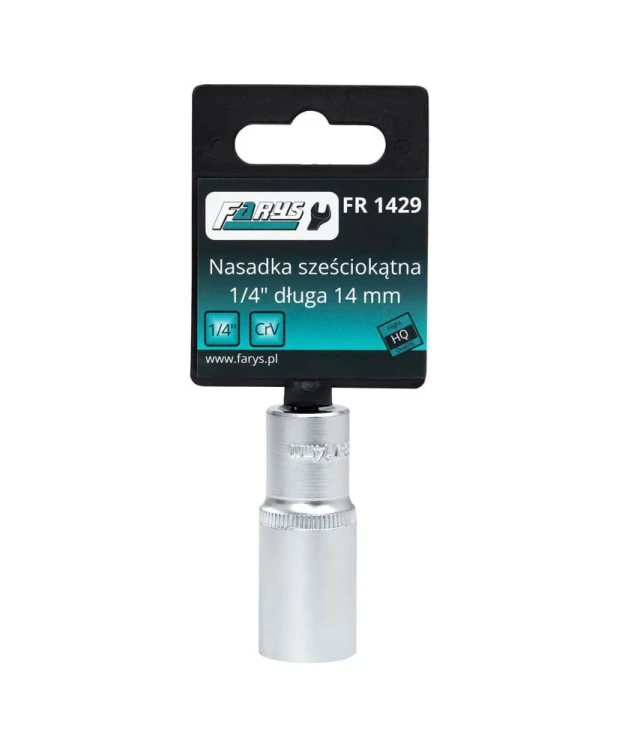 Nasadka 14mm 1/4"  sześciokątna długa  FR1429