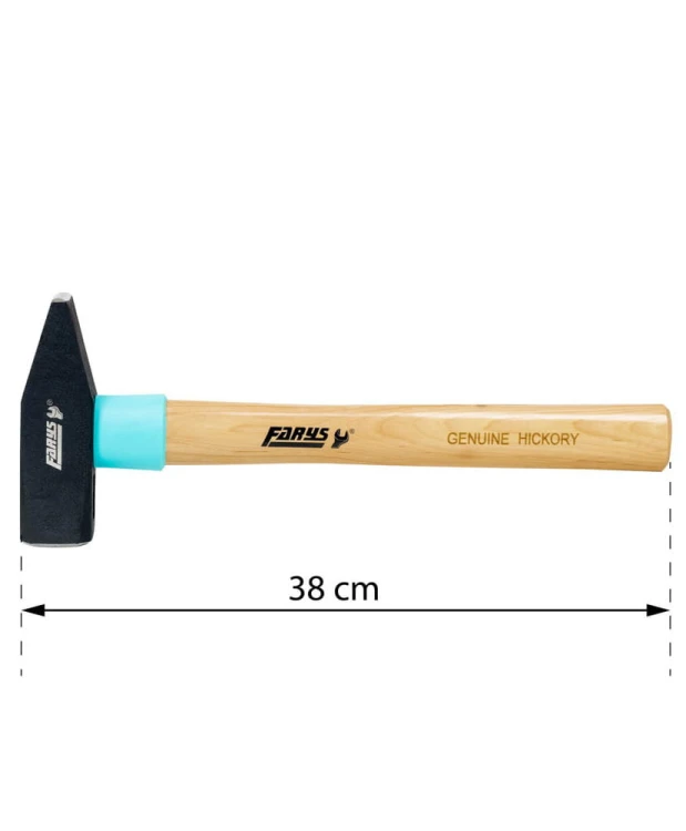 Młotek ślusarski 1500g z drewnianym hikorowym trzonkiem FR9768