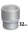 Nasadka 32mm 1/2"  sześciokątna krótka FR1225