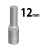 Nasadka 12mm 1/2"  sześciokątna długa FR1239