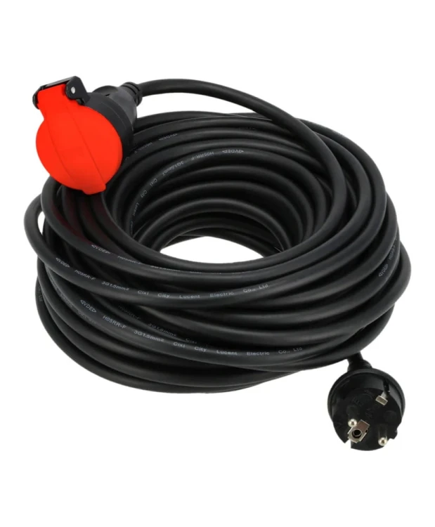 SCHMITH Przedłużacz gumowy 3x1,5mm 10m