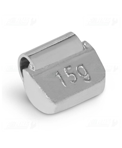 Ciężarki 15g  ołowiane (Pb) nabijane do felg stalowych opakowanie 100szt.