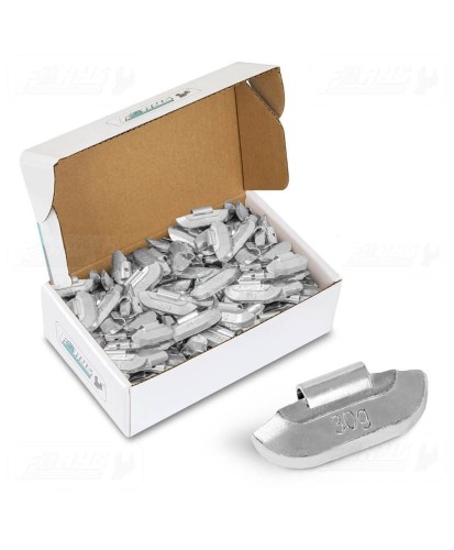 Ciężarki 30g  ołowiane (Pb) nabijane do felg stalowych opakowanie 100szt.