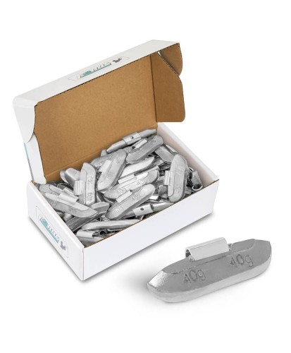 Ciężarki 40g  ołowiane (Pb) nabijane do felg stalowych opakowanie 50szt.