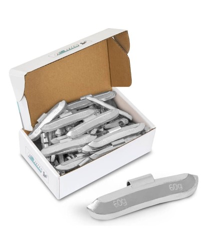 Ciężarki 60g  ołowiane (Pb) nabijane do felg stalowych opakowanie 50szt.