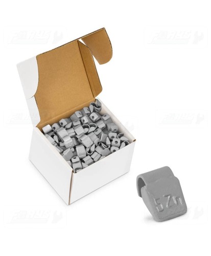 Ciężarki 5g nabijane cynkowe (Zn) do felg aluminiowych (ALU) opakowanie 100szt.