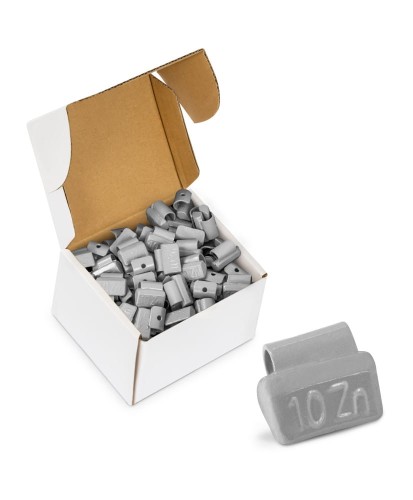 Ciężarki 10g nabijane cynkowe (Zn) powlekane do felg aluminiowych (ALU) opakowanie 100szt.