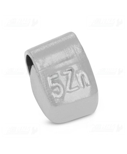 Ciężarki 5g nabijane cynkowe (Zn) powlekane do felg stalowych opakowanie 100szt.